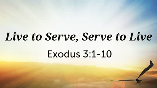 Live to Serve, Serve to Live  6/23/2019