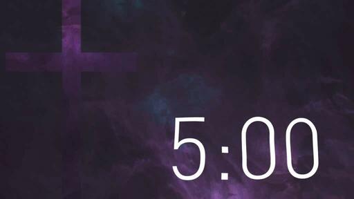 Purple Cross Texture - Countdown 5 min