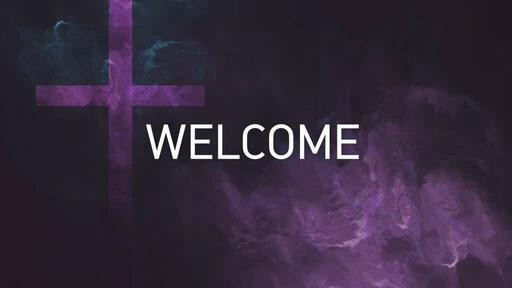 Purple Cross Texture - Welcome