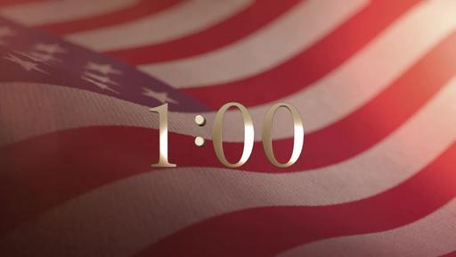 American Flag - Countdown 1 min
