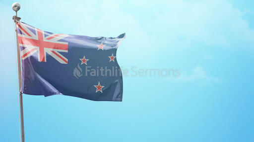 Happy Waitangi Day Flag