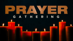Prayer Gathering Candle  PowerPoint Photoshop image 1