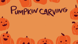 Pumpkin Carving Orange  PowerPoint Photoshop image 4