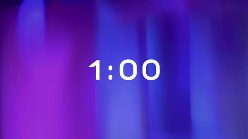 Purple Blur - Countdown 1 min