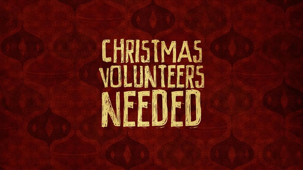 Christmas Volunteers Needed - Graphics for the Church