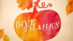 Give Thanks  PowerPoint Photoshop image 1