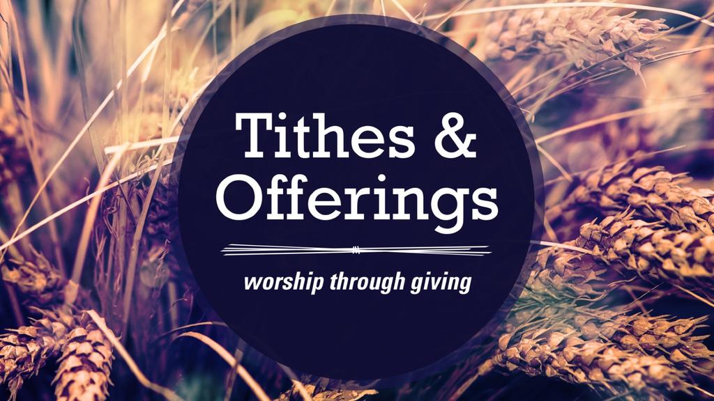 tithes and offering graphics