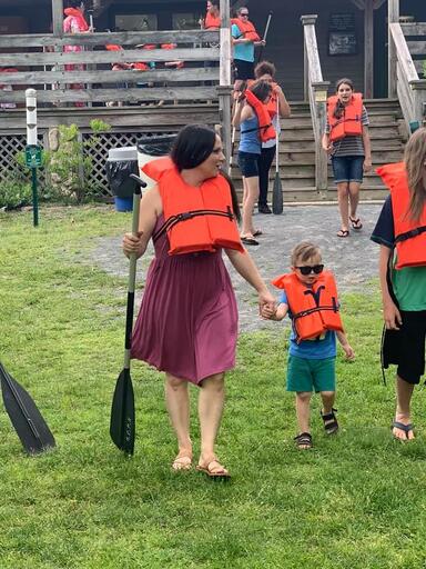 Cornerstone Picnic Going Canoeing