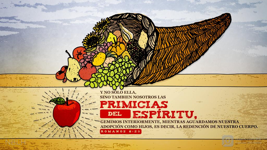 Romanos 8:23: Y no sólo ella, sino también nosotros mismos, que tenemos las primicias del Espíritu, gemimos interiormente, mientras aguardamos nuestra adopción como hijos, es decir, la redención de nuestro cuerpo.