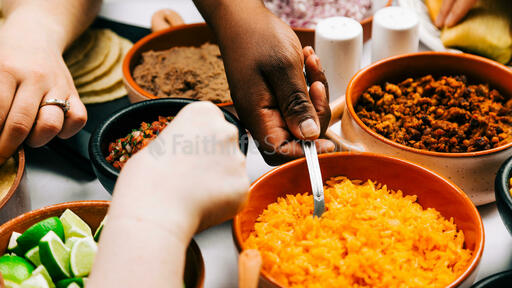 Mexican Food Spread