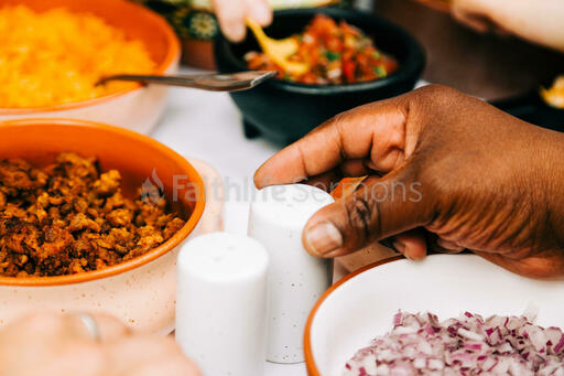 Mexican Food Spread