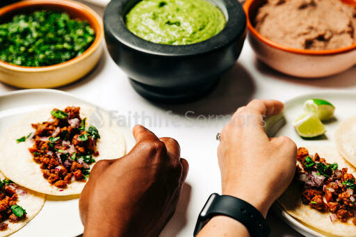 Mexican Food Spread