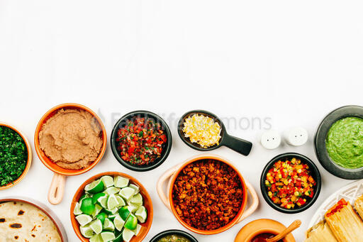 Mexican Food Spread