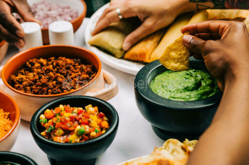 Mexican Food Spread