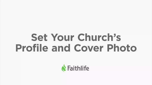 Set Your Church's Profile And Cover Image