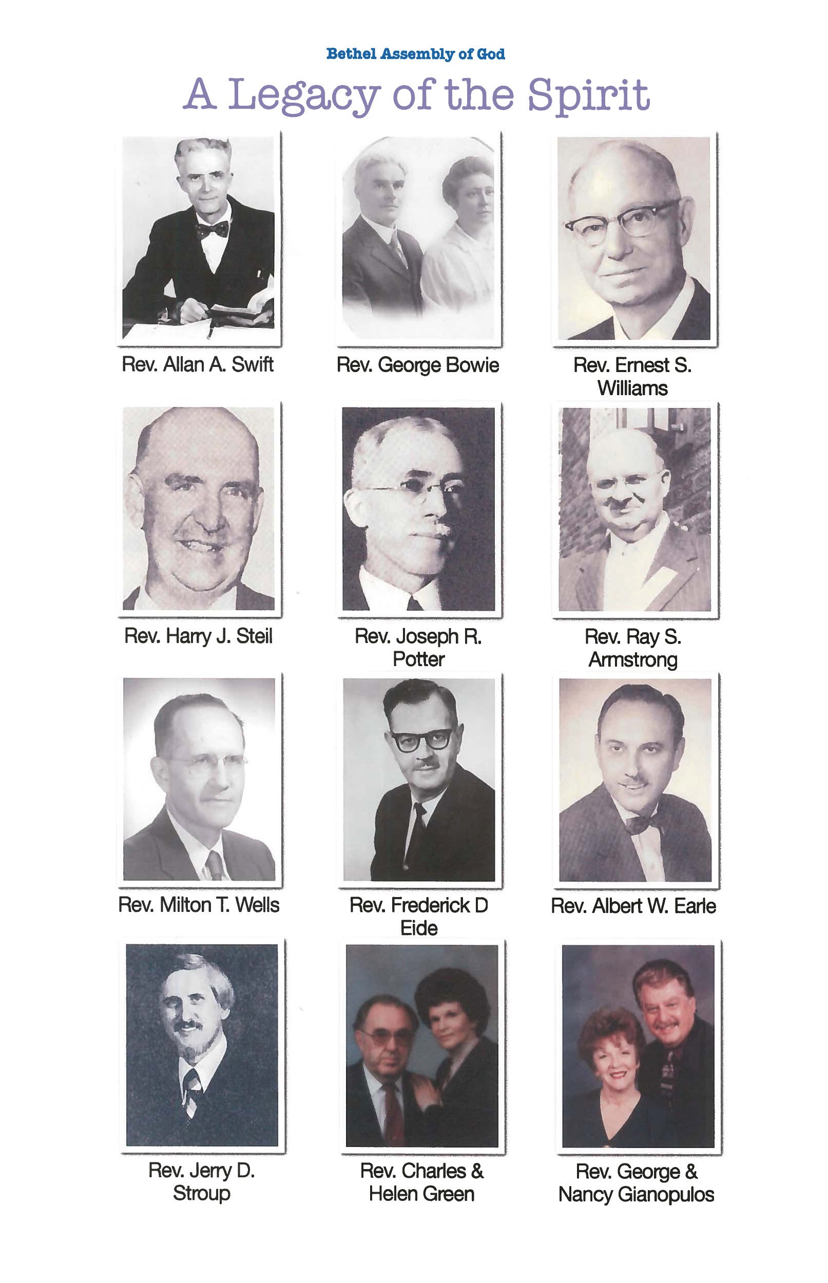A Legacy Of The Spirit