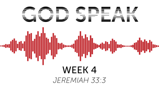 God Speak - Week 4