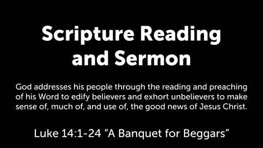 Luke 14:1-24: A Banquet for Beggars