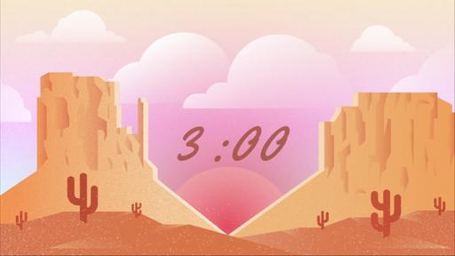 Desert Valentine's Day - Countdown 3 min