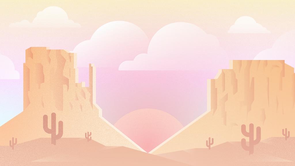 Desert Valentine's Day large preview