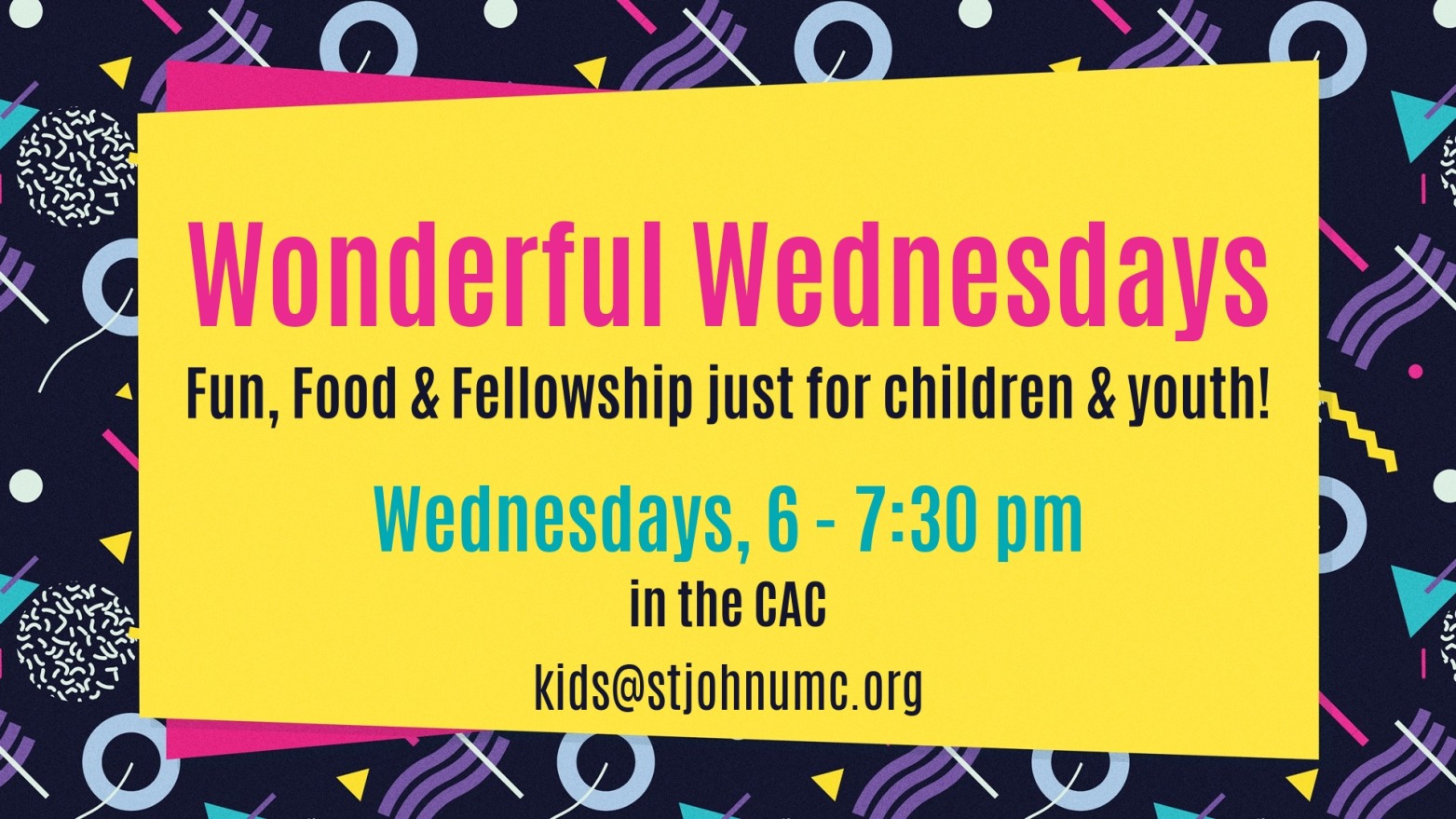 WONDERFUL WEDNESDAY