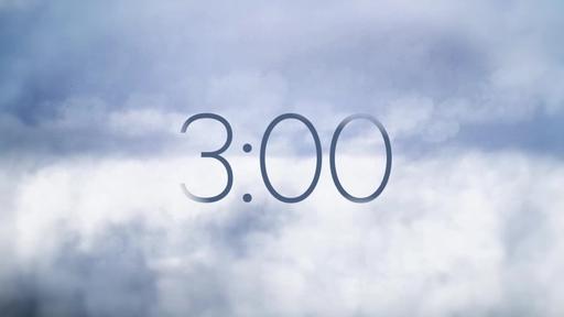 Peaceful Clouds - Countdown 3 min