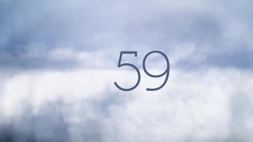 Peaceful Clouds - Countdown 1 min
