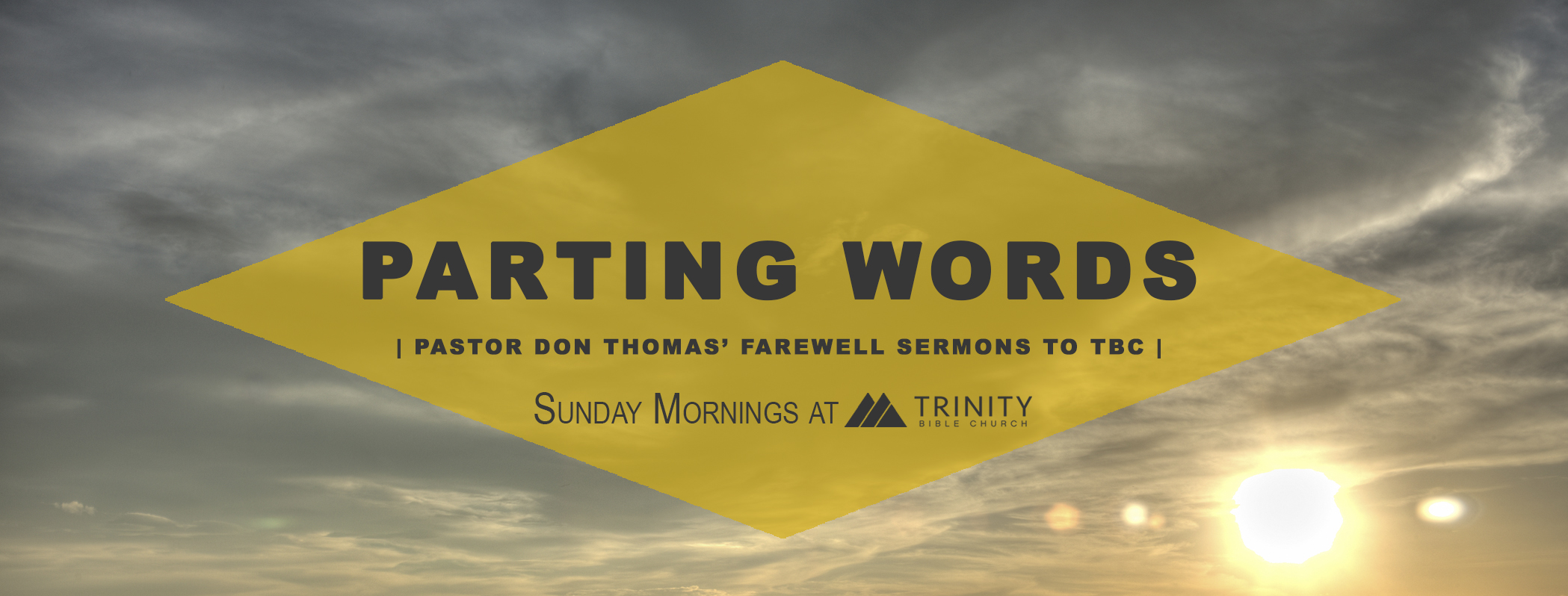 Parting Words TBC Parting Words TBC