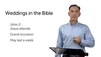 Weddings in Scripture