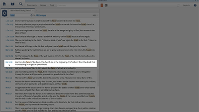 Finding References to Christ as the “Head” of the Church