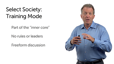 Select Society: The Training Mode