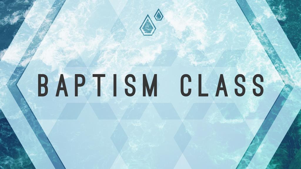 Baptism Class large preview