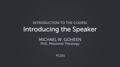 Introducing the Speaker