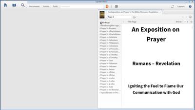 Using the Topical Index of an Exposition on Prayer in the Bible
