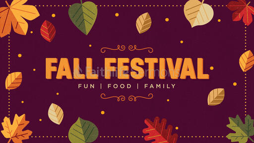 Fall Festival Fun Food Family