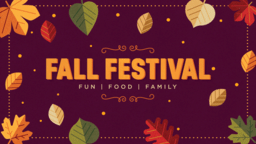 Fall Festival Fun Food Family  PowerPoint Photoshop image 1