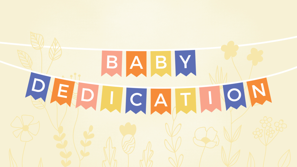 Baby Dedication Banner large preview
