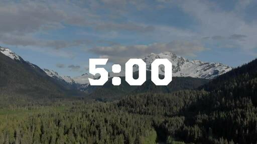 Drone Mountains - Countdown 5 min