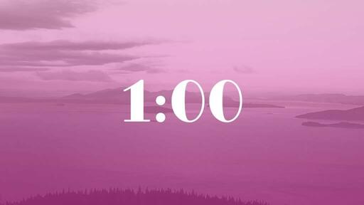 Pink Mountains - Countdown 1 min