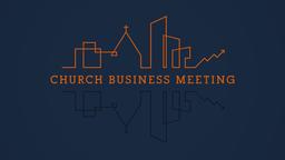 City Scene Church Business Meeting  PowerPoint image 1