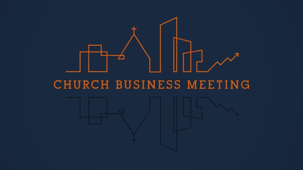 City Scene Church Business Meeting - Graphics for the Church - Logos