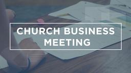 Church Business Meeting  PowerPoint Photoshop image 1