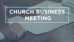 Church Business Meeting  PowerPoint Photoshop image 2