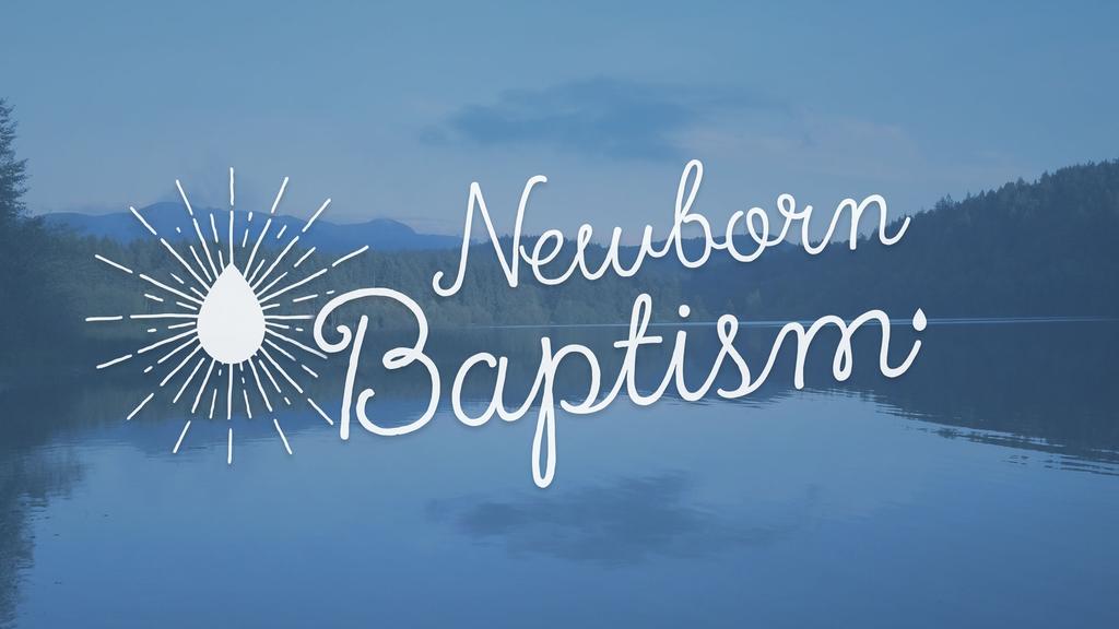 Newborn Baptism large preview