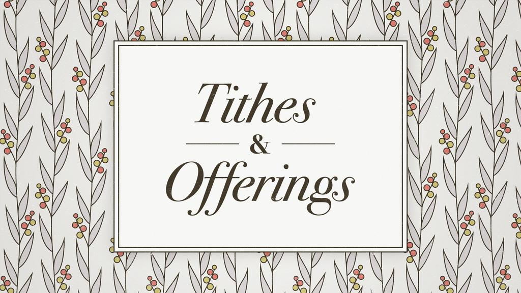 Floral Tithes and Offerings large preview