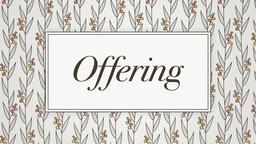 Floral Tithes and Offerings  PowerPoint Photoshop image 3