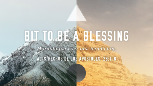 Bit To Be A Blessing Acts/Hechos de los Apostoles 28:1-6