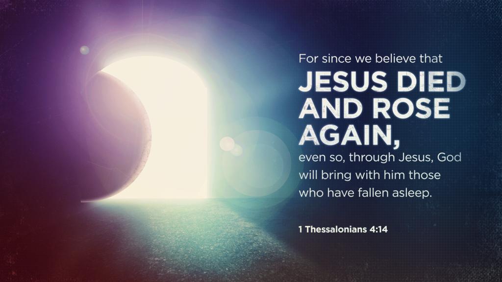 1 Thessalonians 4:14 large preview