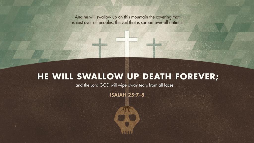 Isaiah 25:7–8 large preview