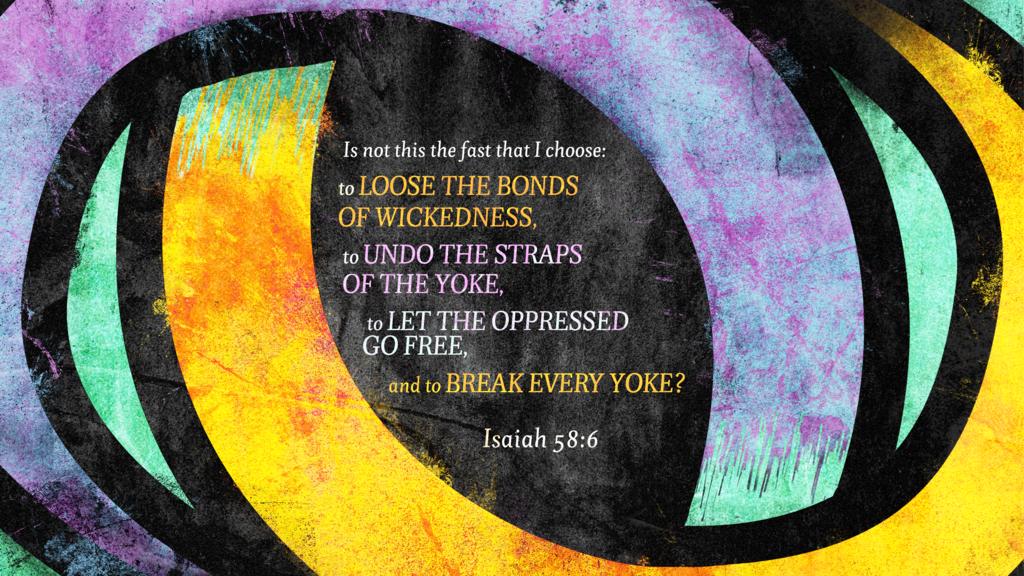 Isaiah 58:6 large preview